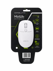 Орбита OT-PCM72 Белая мышь беспроводная (USB, 2.4ГГц, 1АА, 10м)